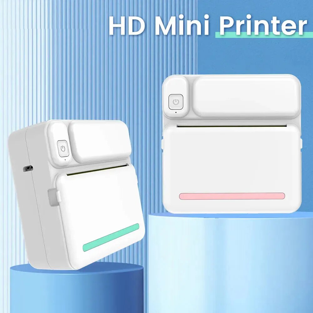 C19 MINI พิมพ์เครื่องพิมพ์ความ - Mini Pocket Thermal Printer Paper Roll บทวิจารณ์และราคา