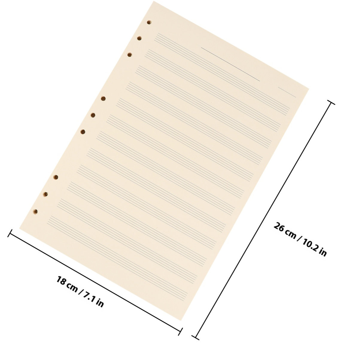 กระดาษสำหรับเขียนโน้ตเพลง 100  - Blank Sheet Music Notebook บทวิจารณ์และราคา