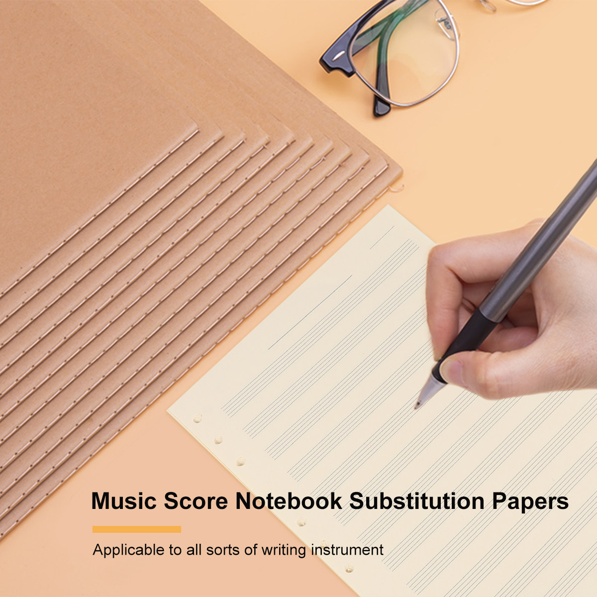 กระดาษสำหรับเขียนโน้ตเพลง 100  - Blank Sheet Music Notebook บทวิจารณ์และราคา
