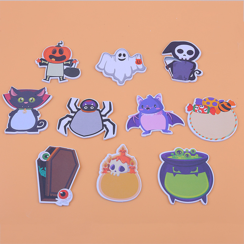 200 หน้าธีมฮาโลวีน Memo Pads ช - Stationery Books บทวิจารณ์และราคา