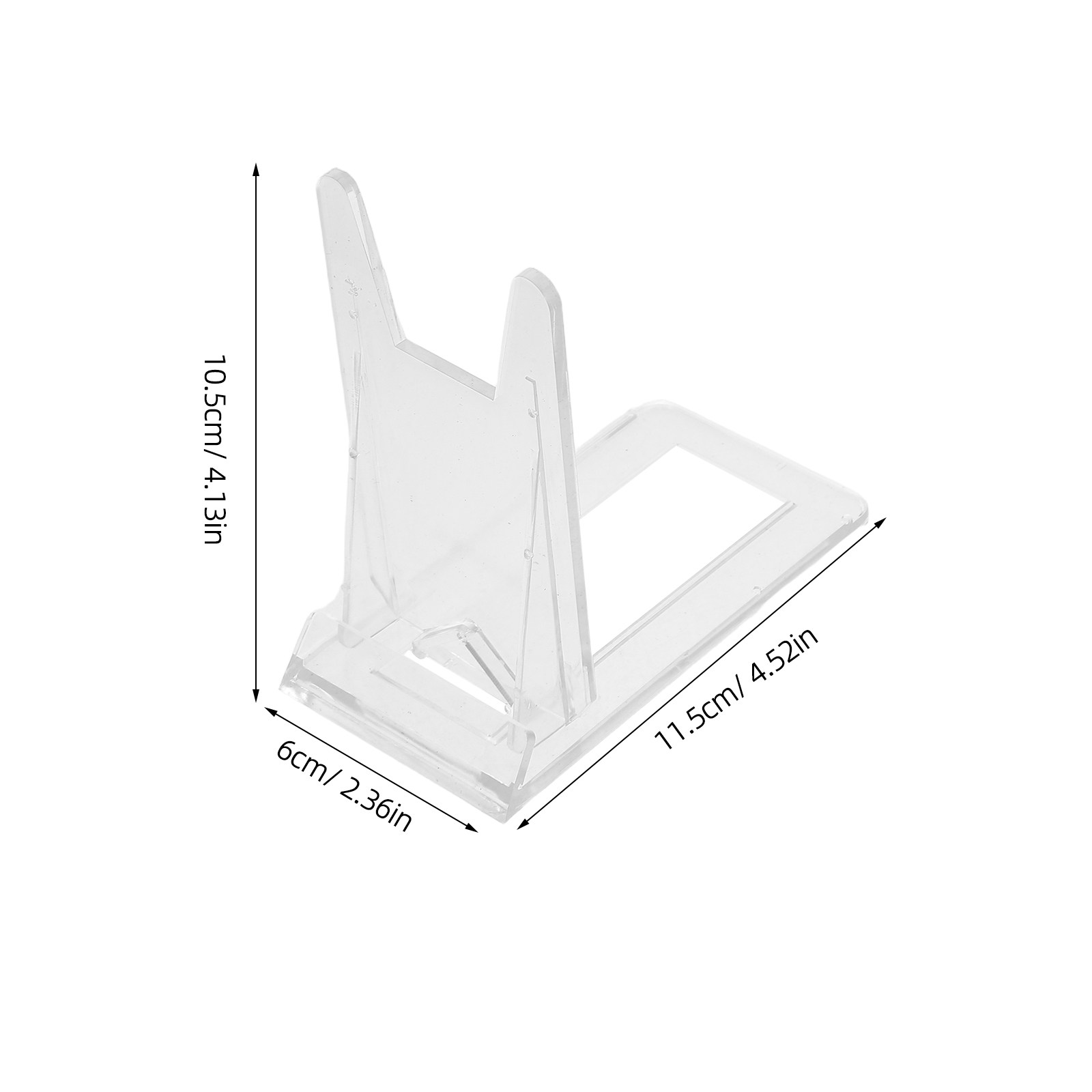 ชุดแท่นวางโชว์อะคริลิก 6 ชิ้น  - Clear Acrylic Book Stand Holder บทวิจารณ์และราคา