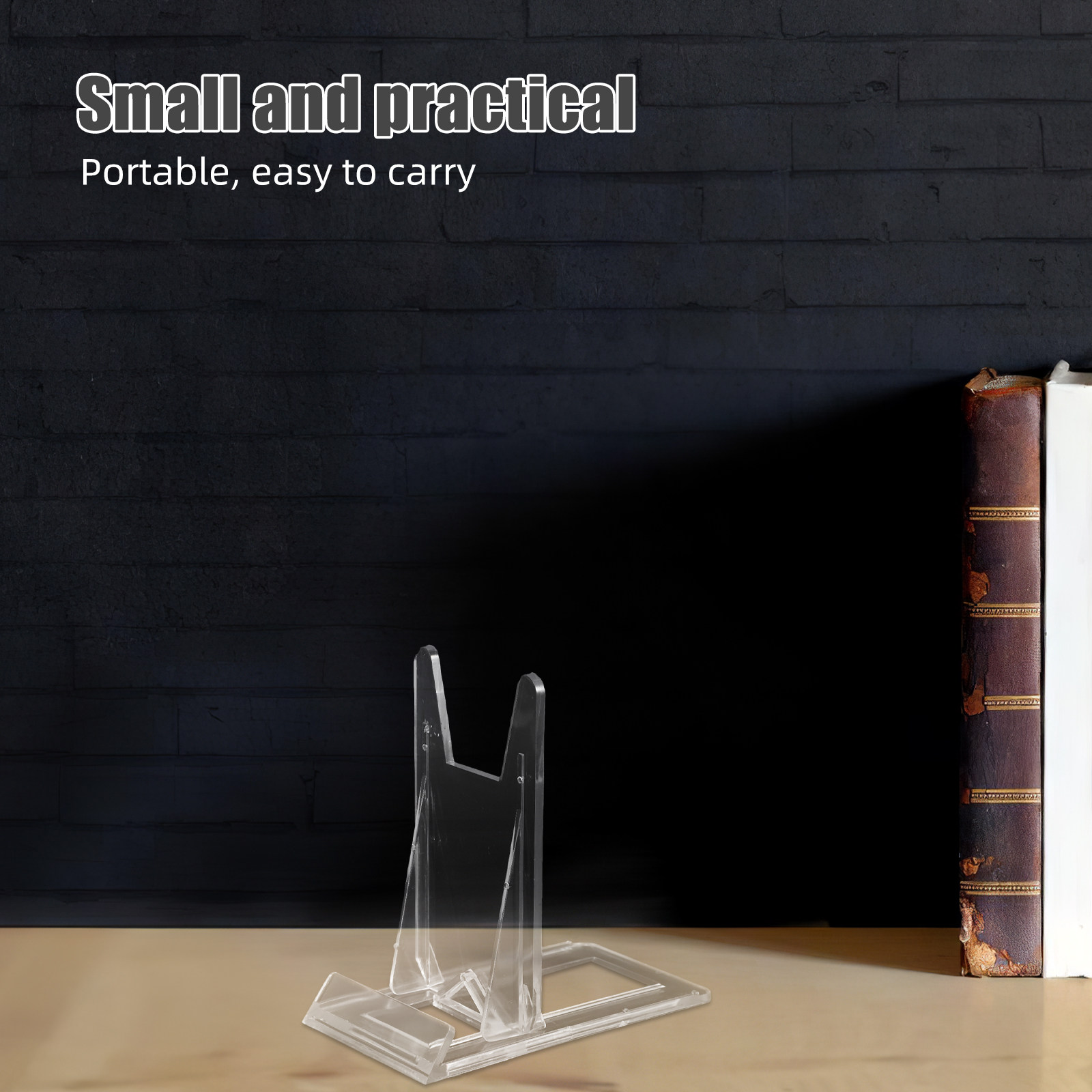 ชุดแท่นวางโชว์อะคริลิก 6 ชิ้น  - Clear Acrylic Book Stand Holder บทวิจารณ์และราคา