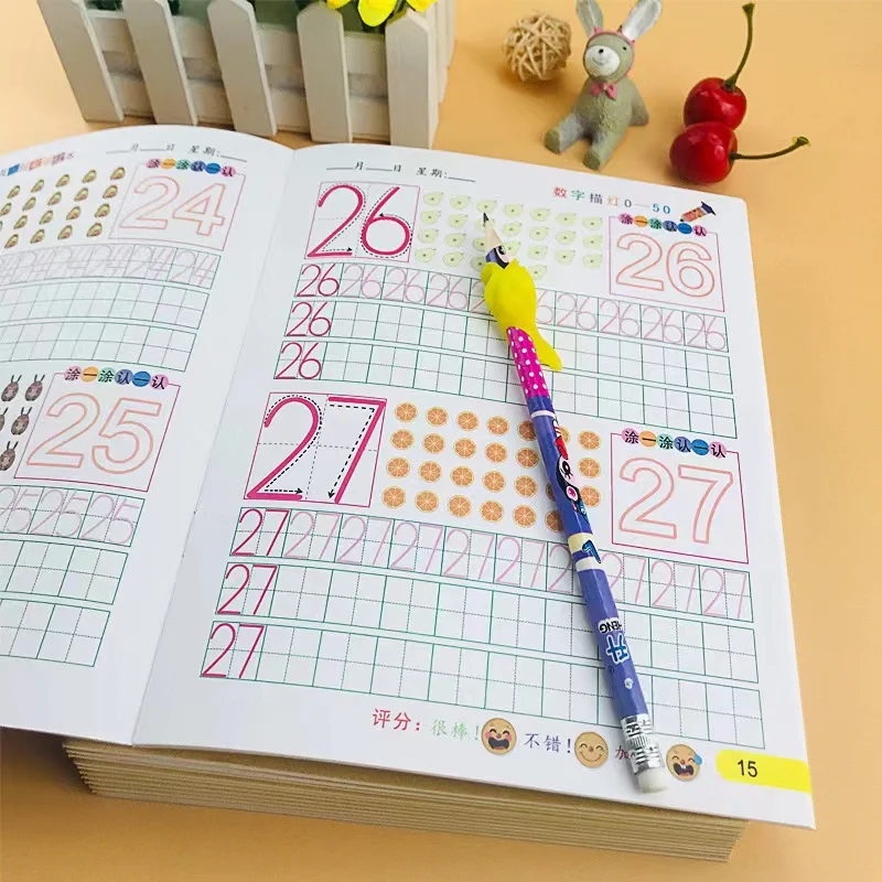 หนังสือฝึกเขียน 32 หน้า สำหรับ - Chinese Calligraphy Practice Book บทวิจารณ์และราคา